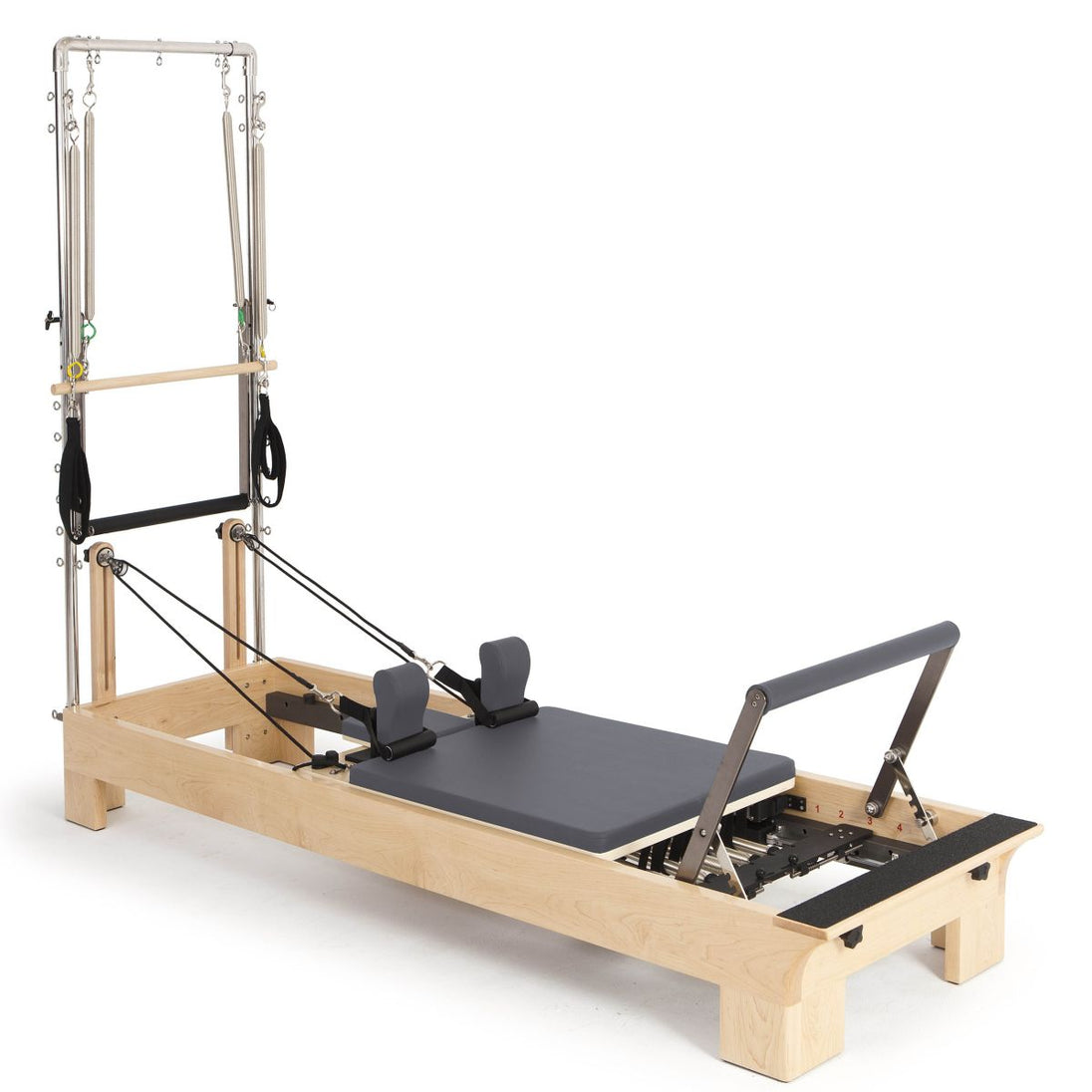 Wooden Reformer with Tower in Grey