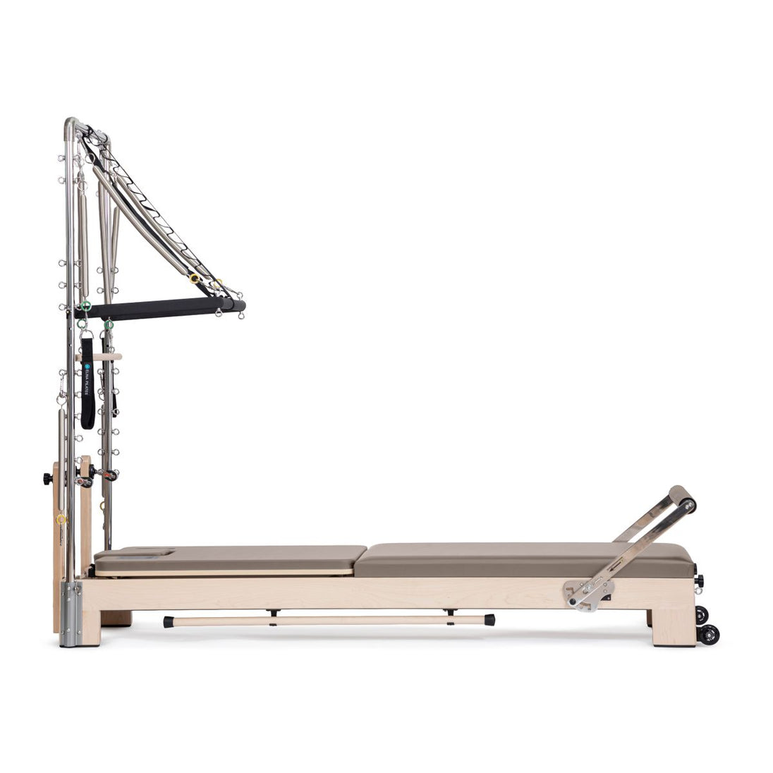 Lignum Wooden Home Reformer with Tower in Mocha