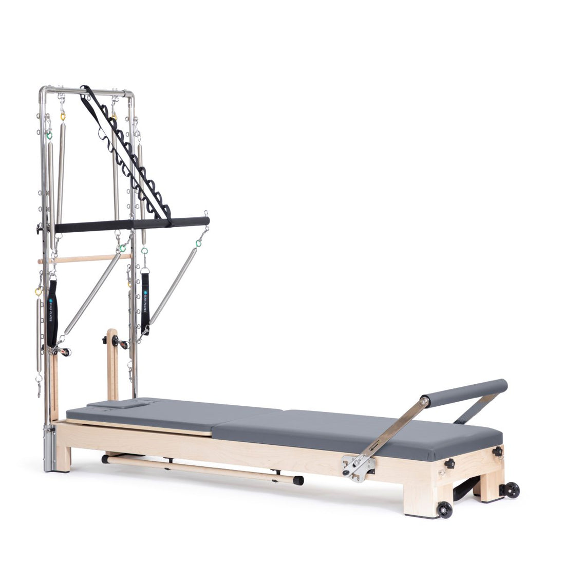 Lignum Wooden Home Reformer with Tower in Grey