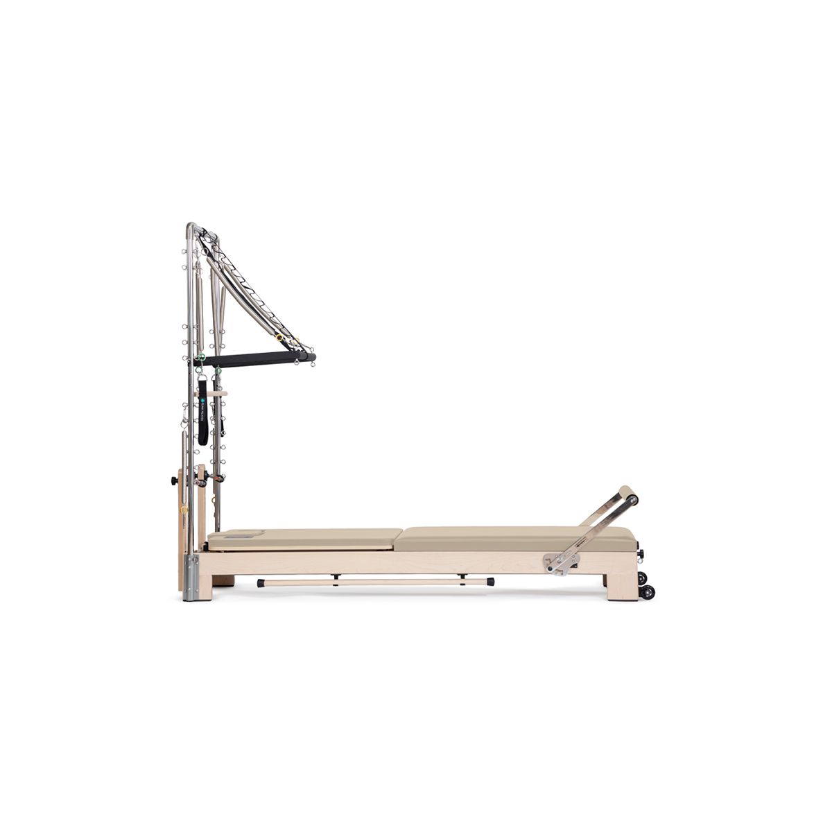 Lignum Wooden Home Reformer with Tower in Mocha Light