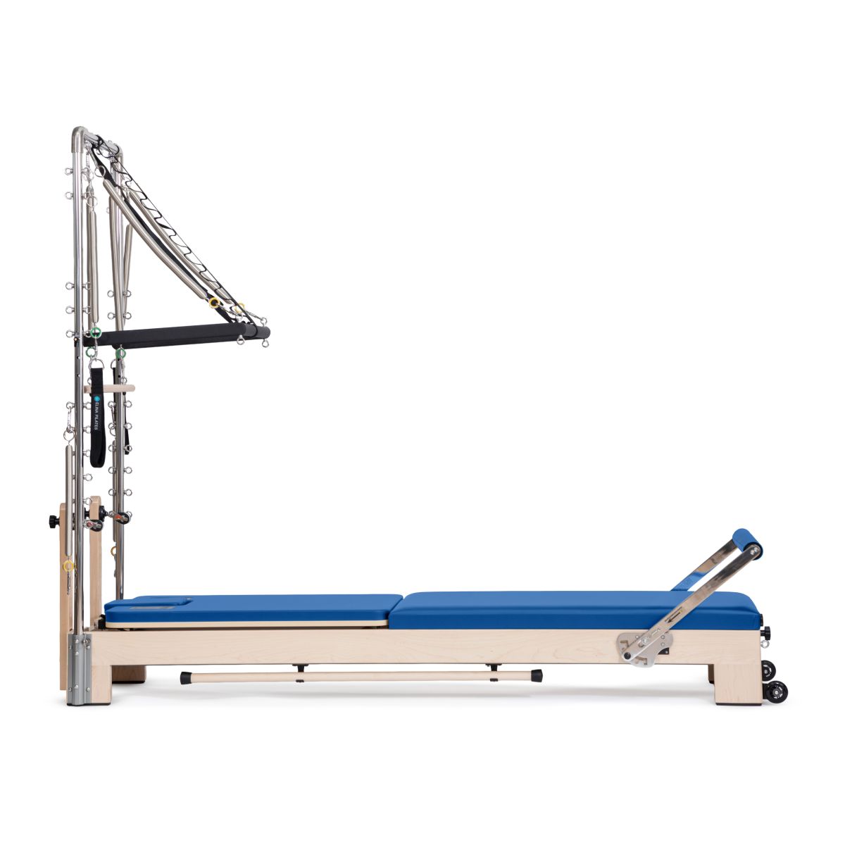 Lignum Wooden Home Reformer with Tower in Blue