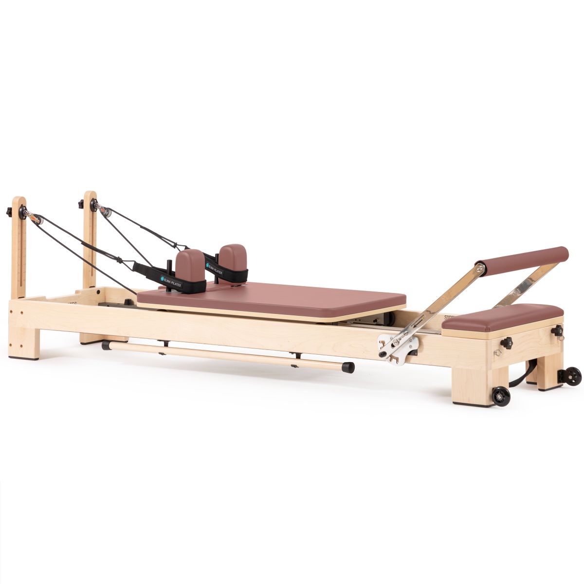 Lignum Wooden Home Reformer in Dusty Rose