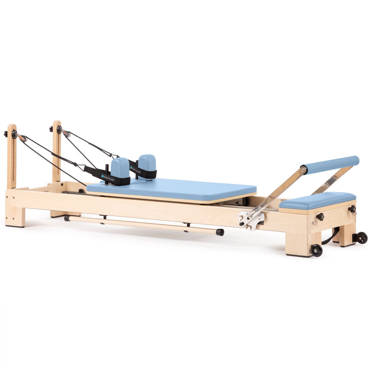 Lignum Wooden Home Reformer in Ocean Blue